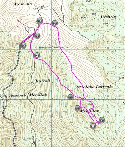 Mapa de la ruta